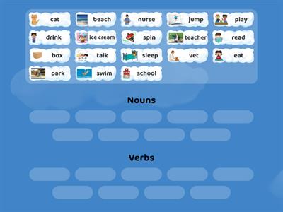 Noun and Verb Sort