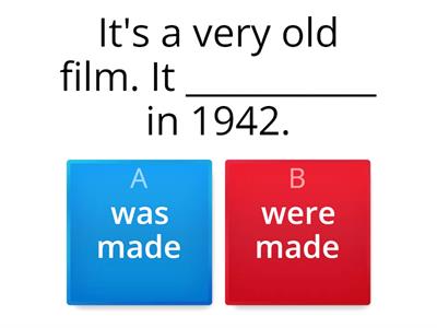 Passive voice (present simple and past simple)
