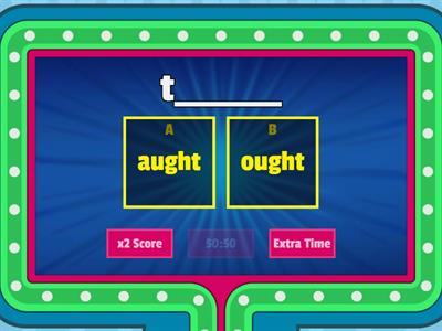  2025 aught/ought words