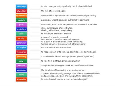 Lesson 3 Wordly Wise