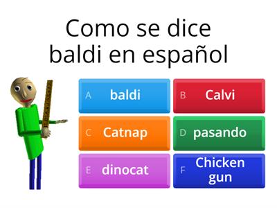Baldi en español