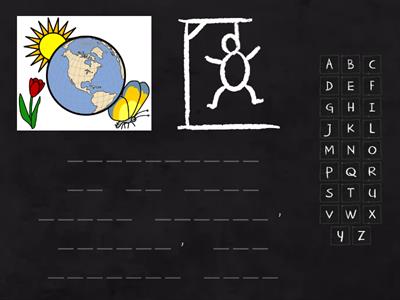 Our Changing Earth (ULS) - Part 1 - Hangman