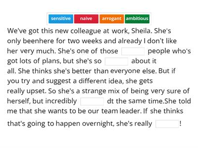 Traits of character Daniel 