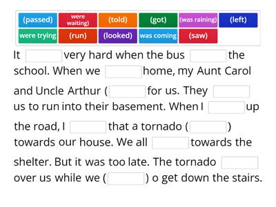 Past Simple vs Past Continuous