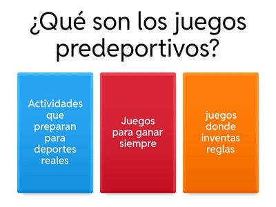 Juegos Pre deportivos y trabajo en equipo