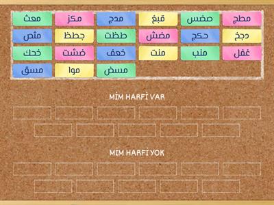 MİM HARFİ VAR MI ? YOK MU ?