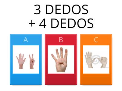 SUMAS CON LOS DEDOS 