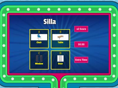 Classroom Objects - Spanish