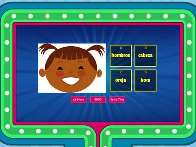 Las Partes del cuerpo Gameshow