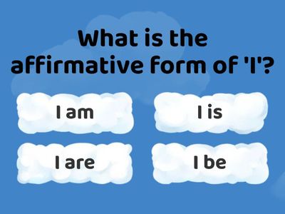 Verb 'To Be' Forms Quiz