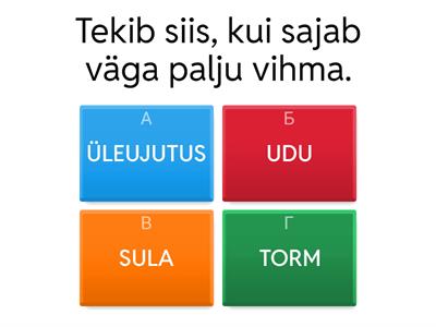 Ilmastikunähtused (selgitus + sõna)