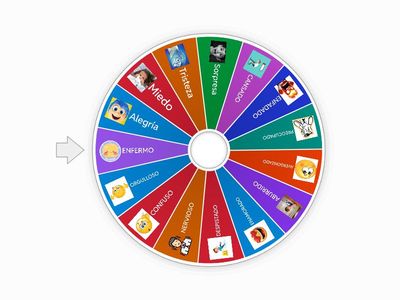 LAS EMOCIONES BASICAS BINGO