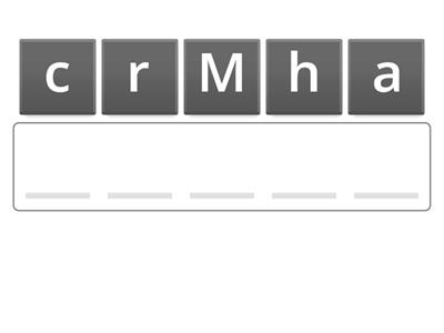DAYS & MONTHS anagram