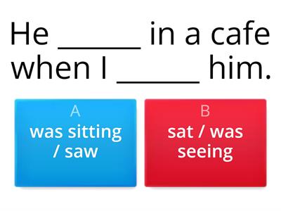 B1 Past Simple/Past Continuous