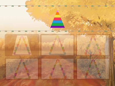 Пірамідки. Розвиток уваги.