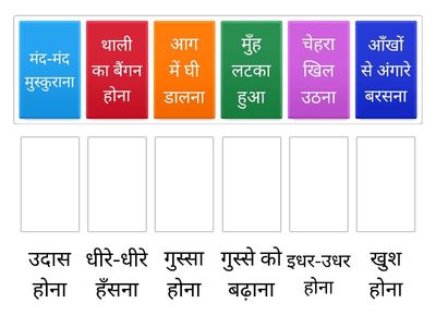 मुहावरे - कक्षा 3 