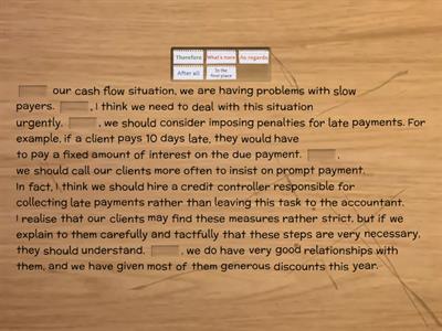 Company's financial problems B1-B2