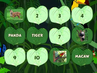 ENDANGERED ANIMALS MEMORY GAME