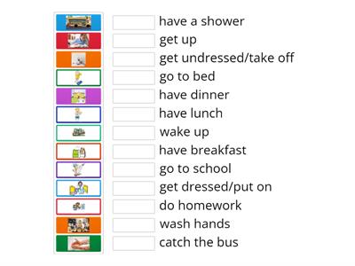 Kids Box 3 - Unit 3 daily routine