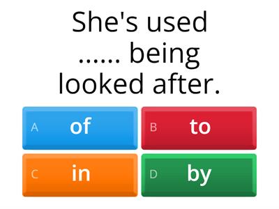 Dependent Prepositions