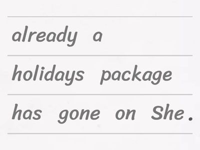 BRAINY 7 [ U3 HOLIDAYS VOCAB + PRESENT PERFECT WITH ' ALREADY' 'YET' 'SINCE' ' FOR'