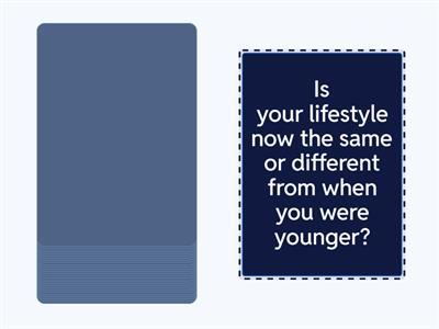 Healthy Lifestyle Comparison Discussion