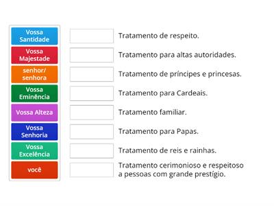 Pronomes de tratamento