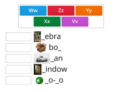 FF 1 alphabet V-Z