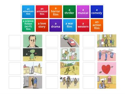 Types of film face2face Pre-Intermediate 4A