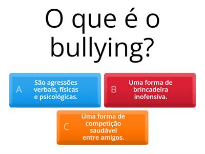 Quizz Bullying.