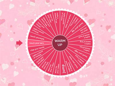 English warm-up