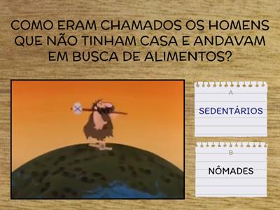 AEE - NOMADISMO E SEDENTARISMO