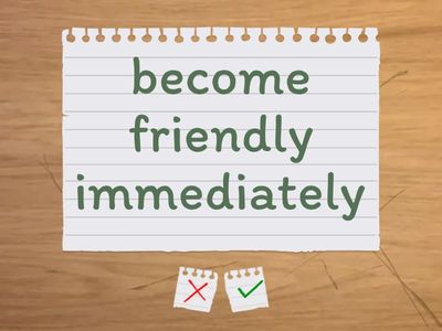 Phrasal verbs for relationships