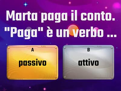 Verbi attivi e verbi passivi