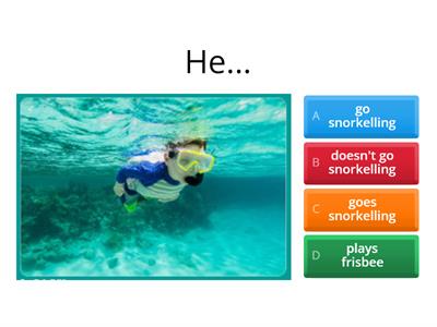 Open Up 4 Unit 6 summer quiz