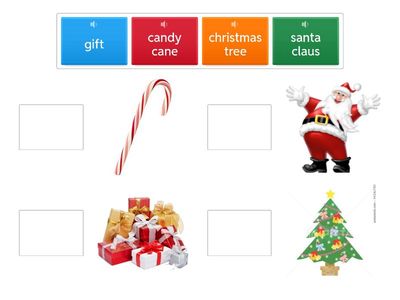 聖誕節英文單字*4(低年級組)