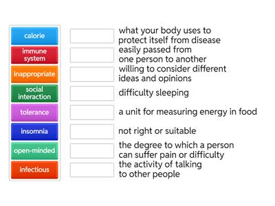 Vocabulario (Advanced 5-6)