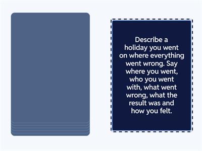 IELTS : Speaking part 2