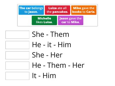 Subject + Object pronouns