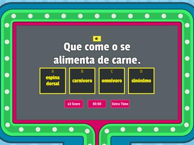 Palabras de la Semana 5 (Q1W5) Game Show