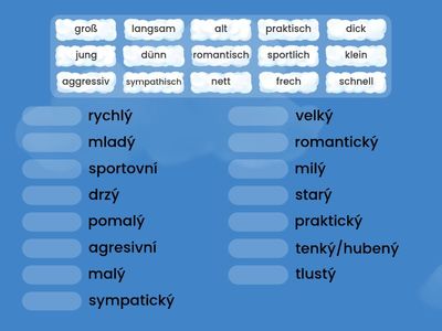 der Wortschatz: die Adjektive 