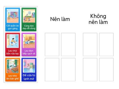 Trò chơi:  Kéo - thả chuột