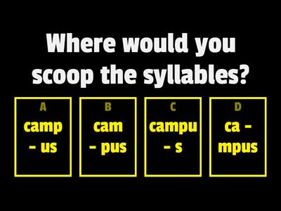 Syllable Breaks 