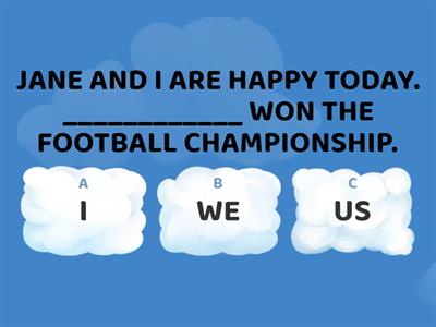 SUBJECT AND OBJECT PRONOUNS