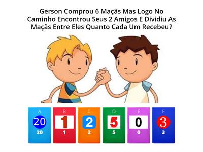 Problemas Matematicos|Divisão E Multiplicação|Infantil