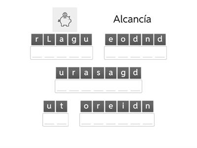 Glosario de palabras