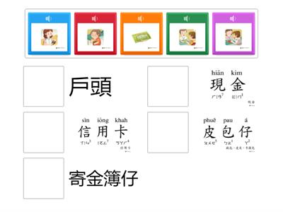 六上第一課語詞—金融