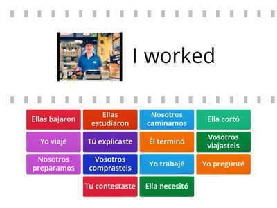  Preterite of regular -ar verbs