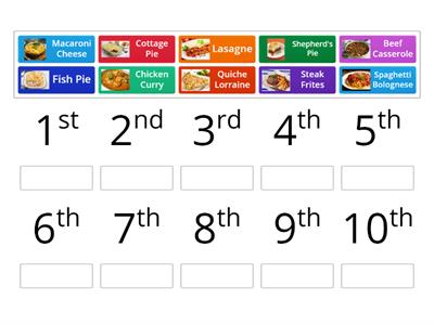 ESOL E3 Alphabetical Order 7 menu