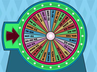 Читаємо слова по складах.